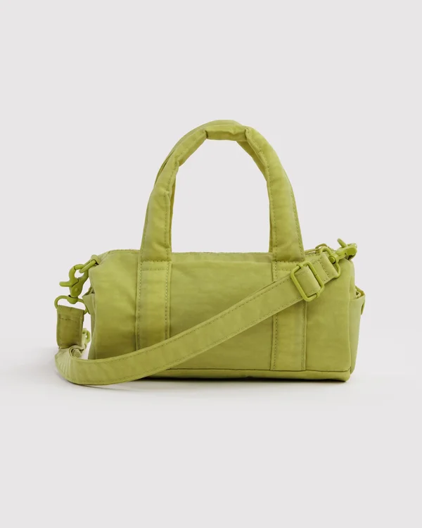 Small Nylon Duffle Bag - Chartreuse - Size: OS