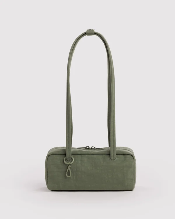 Small Nylon Bowler Bag - Caper - Size: OS
