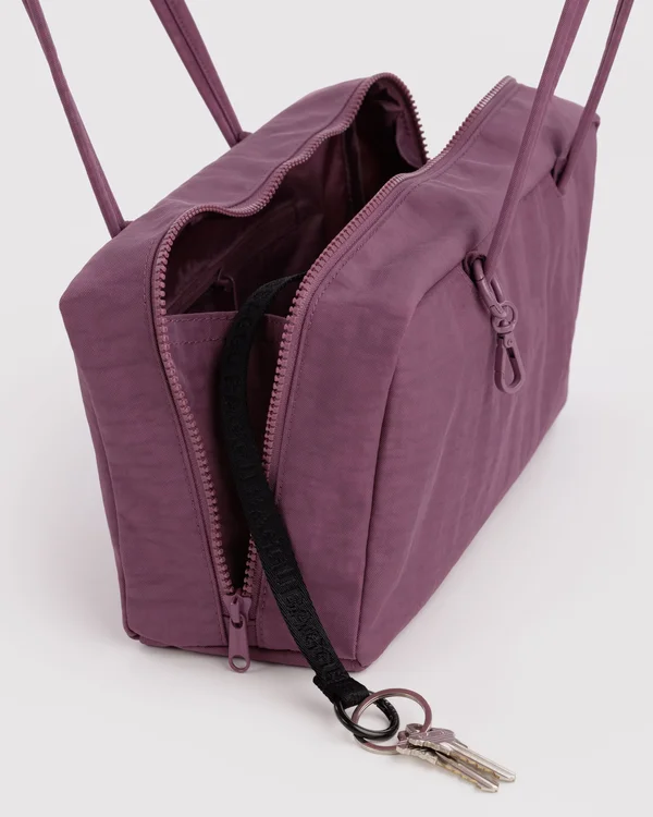 Nylon Bowler Bag - Wild Plum - Size: OS