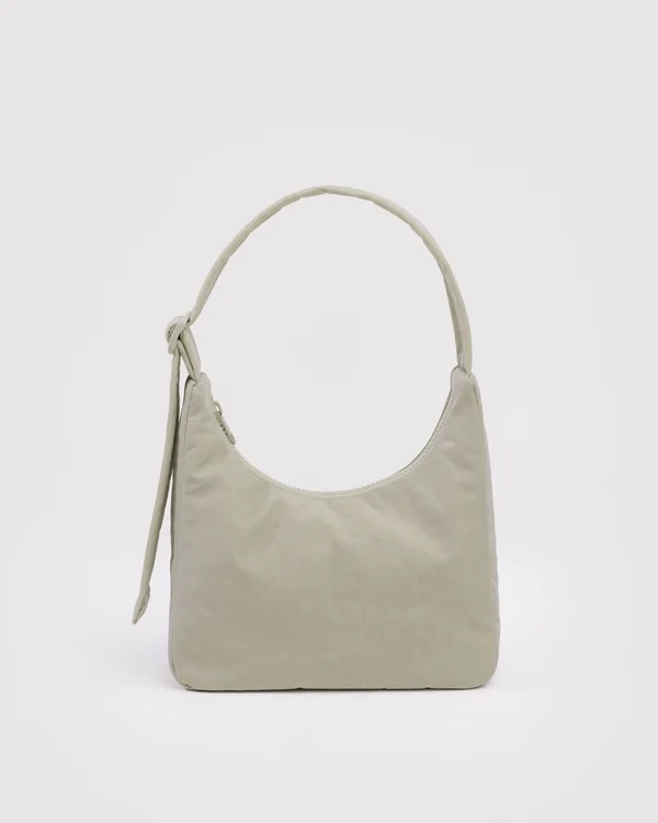 Mini Nylon Shoulder Bag - Sale - Celadon - Material: heavyweight-nylon