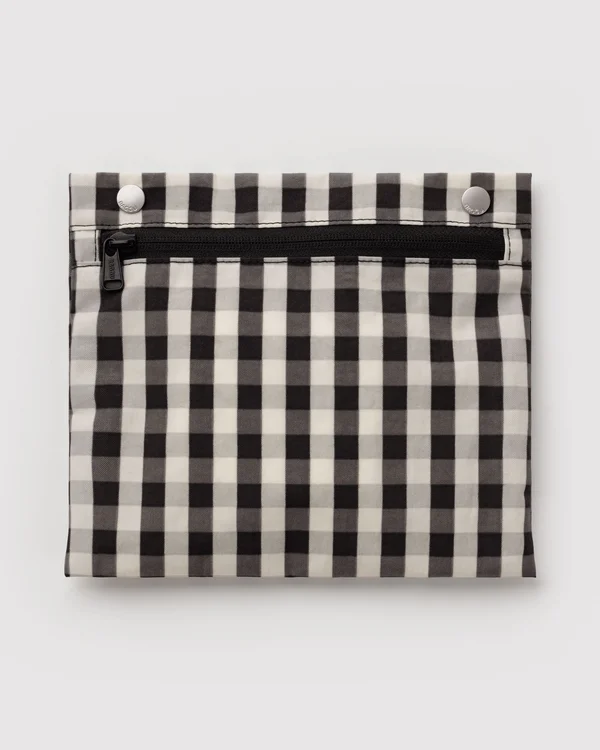 Everyday Cloud Bag - Black And Cream Gingham