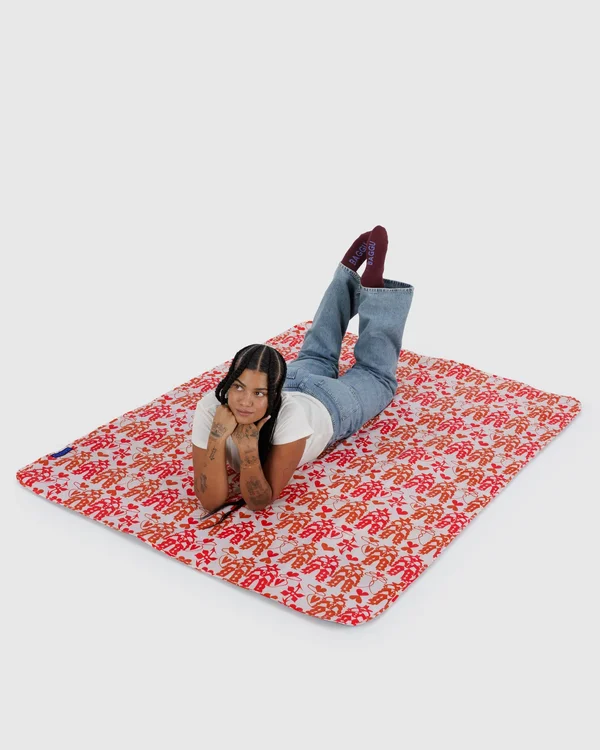 Puffy Picnic Blanket - Cowgirl - Size: OS